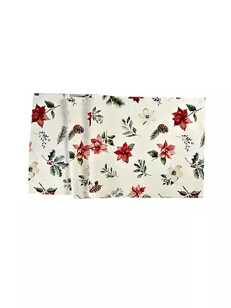 SANDER | Tischläufer X-MAS FLOWERS 50x140cm Original | 
